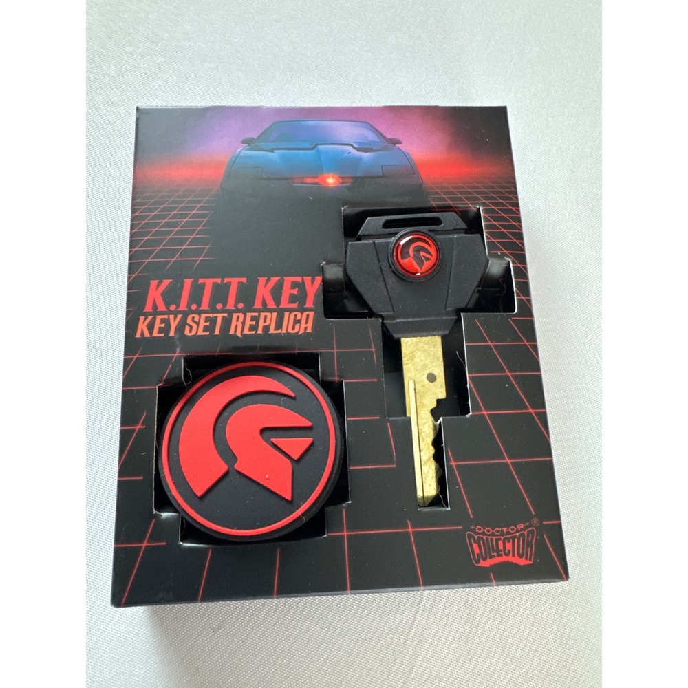 Knight Rider KITT Key Replica Doctor Collector DCKITT03 Keychain Open Box - Picture 12 of 12